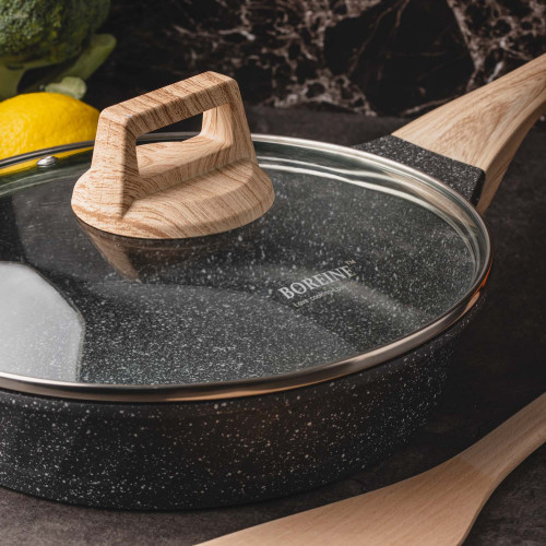 Boreine Classic Frying Pan 24cm with Lid 2