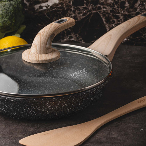 Boreine Heritage Frying Pan 24cm with Lid 2