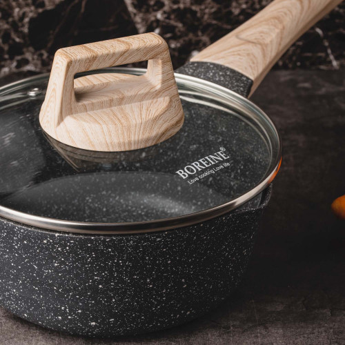 Boreine Small Cooking Pot 18cm with Lid 2