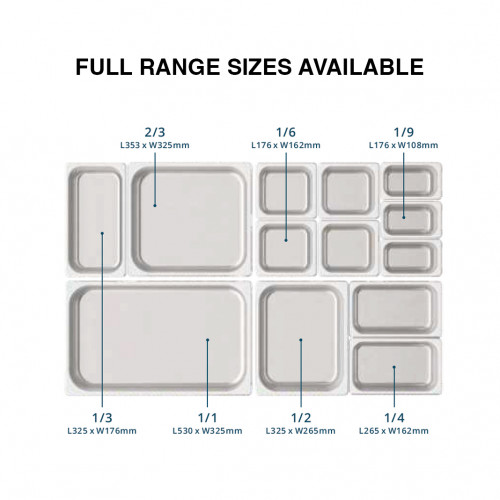 Gastronomy Food Pan 1/4 5