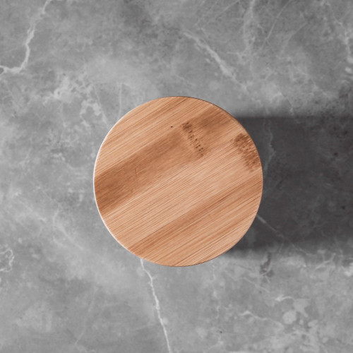 Ceramic Food Jar White with Lid 260ml 2