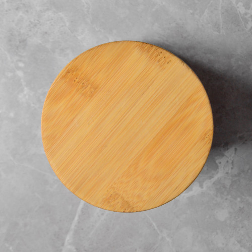 Ceramic Food Jar Black with Lid 260ml 4