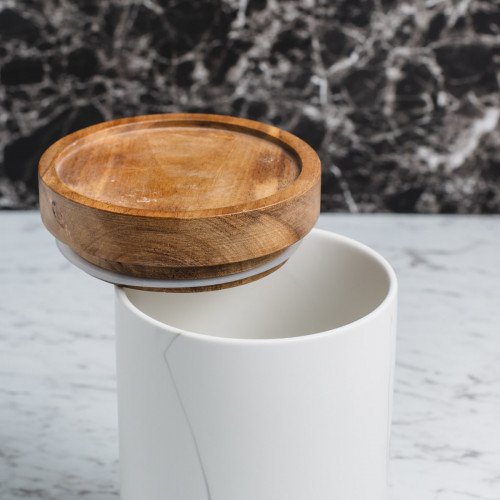 Marble Art Round Food Jar 1000ml 4