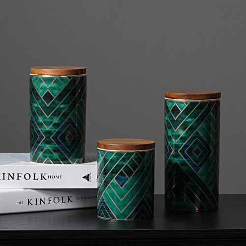 Emerald Green Kitchen Canister 5