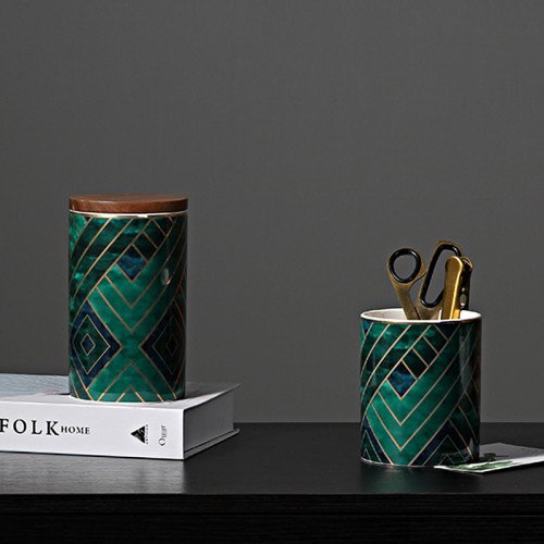 Emerald Green Kitchen Canister 6