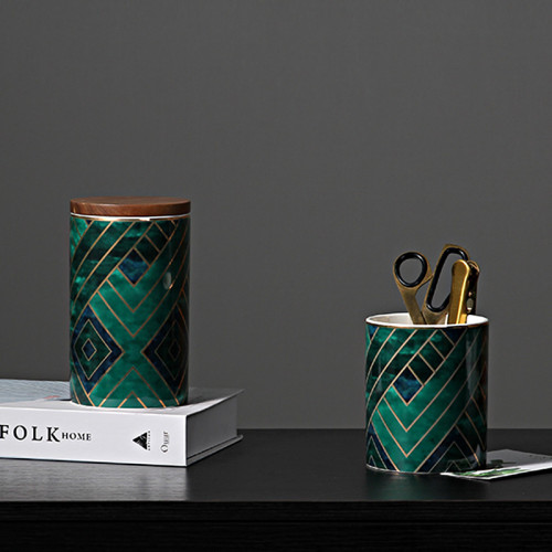 Emerald Green Kitchen Canister 6