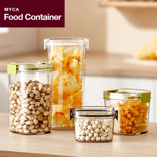 Myca Transparent Food Container Black