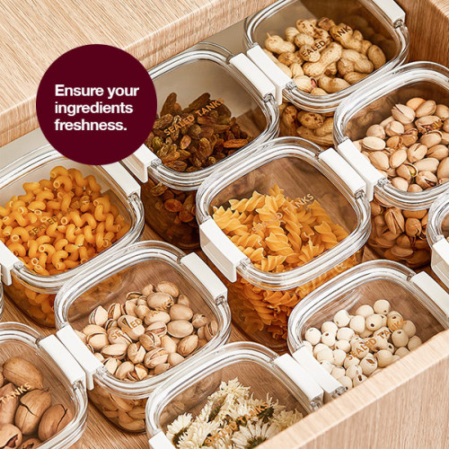 Myca Transparent Food Container Black 4