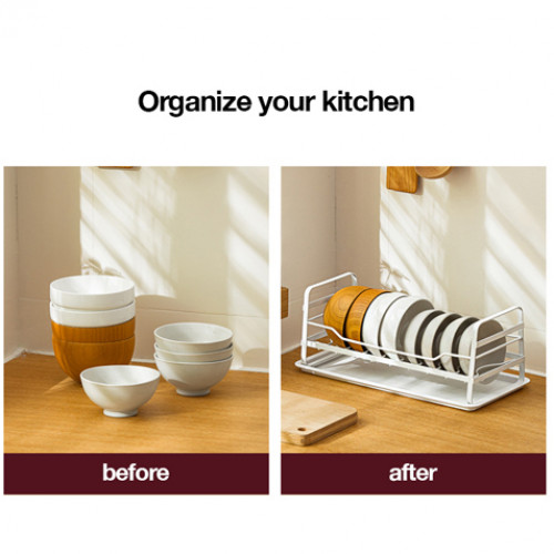 Kelby Compact Tableware Drying Rack 38.5 x 18.5 x 14.5cm 2