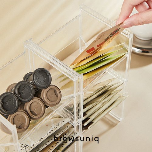 Tea Bag Holder Storage Tray 3