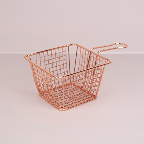 CHIPS BASKETS ROSE GOLD 12.5cm x 12.5cm