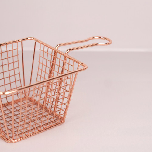 CHIPS BASKETS ROSE GOLD 12.5cm x 12.5cm 2