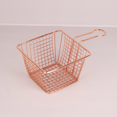 CHIPS BASKETS ROSE GOLD 12.5cm x 12.5cm 3