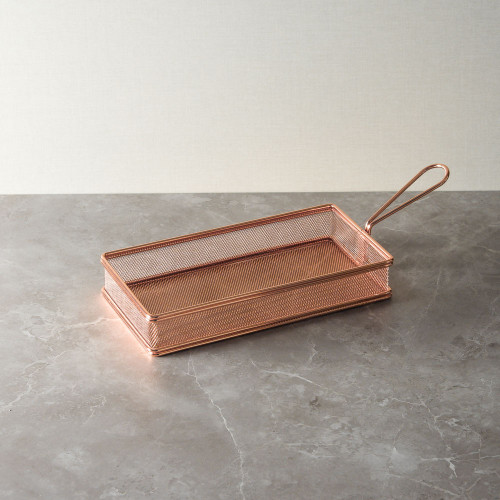 CHIPS BASKETS ROSE GOLD 13cm x 25cm