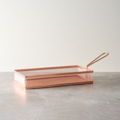 CHIPS BASKETS ROSE GOLD 13cm x 25cm 2