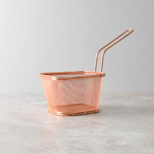 CHIPS BASKETS ROSE GOLD 12.5cm x 10.5cm