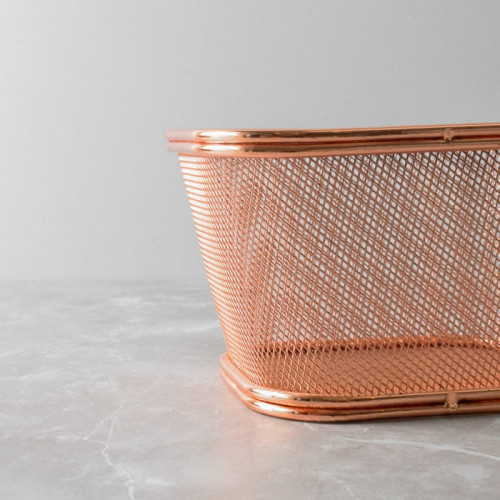 CHIPS BASKETS ROSE GOLD 12.5cm x 10.5cm 5