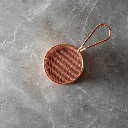 CHIPS BASKETS ROSEGOLD ROUND 8.7cm 3