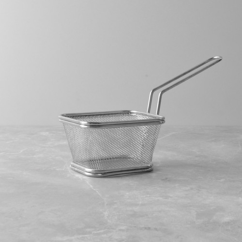 CHIPS BASKETS SILVER 10.5cm x 8.7cm