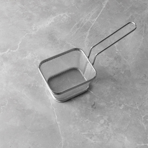 CHIPS BASKETS SILVER 10.5cm x 8.7cm 2