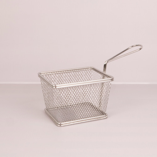 CHIPS BASKETS SILVER 12.2cm x 9.7cm