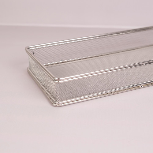 CHIPS BASKETS SILVER 13cm x 25cm 2