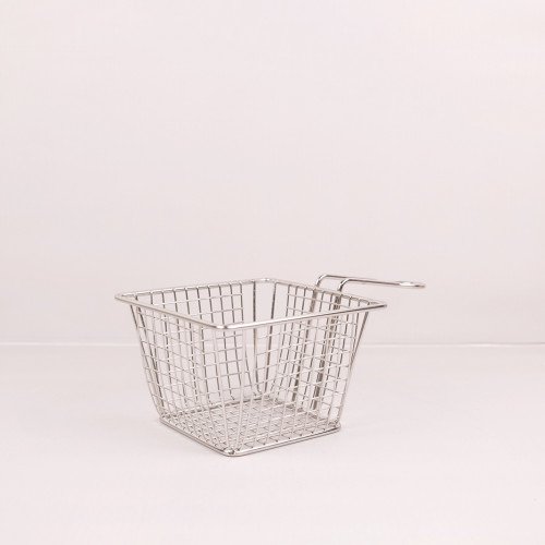CHIPS BASKETS SILVER 12.5cm x 12.5cm