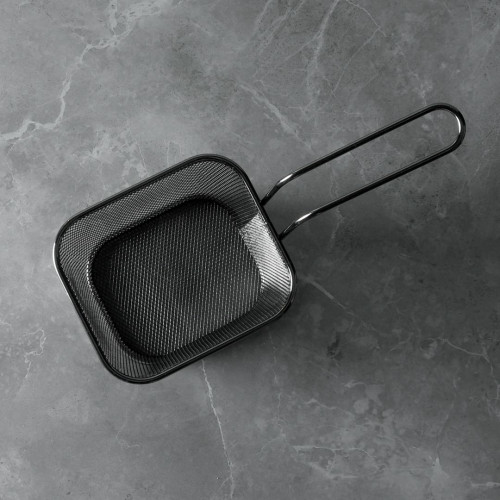 CHIPS BASKETS GREY METALLIC 12.5cm x 10.5cm 3