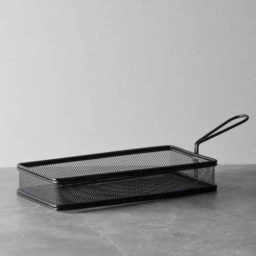 CHIPS BASKETS METALLIC GREY 13cm x 25cm