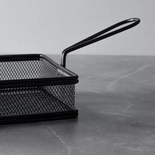 CHIPS BASKETS METALLIC GREY 13cm x 25cm 3