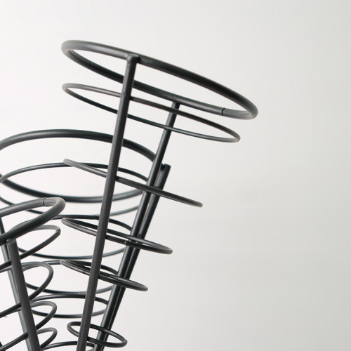 Three-Sides Chips Baskets Black 3 x 13cm 2