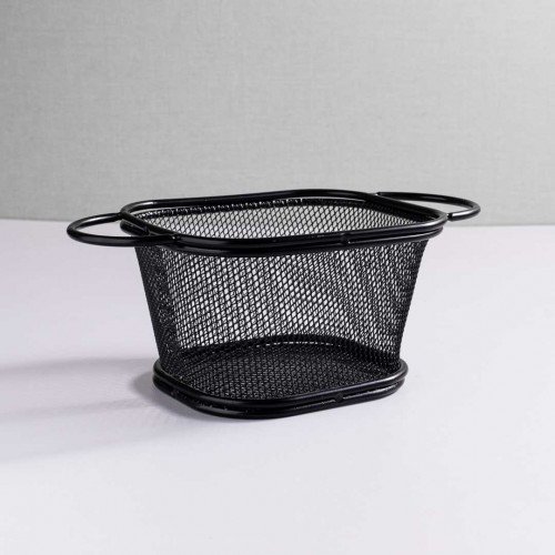 Chips Baskets Grey Metallic 13cm x 11cm
