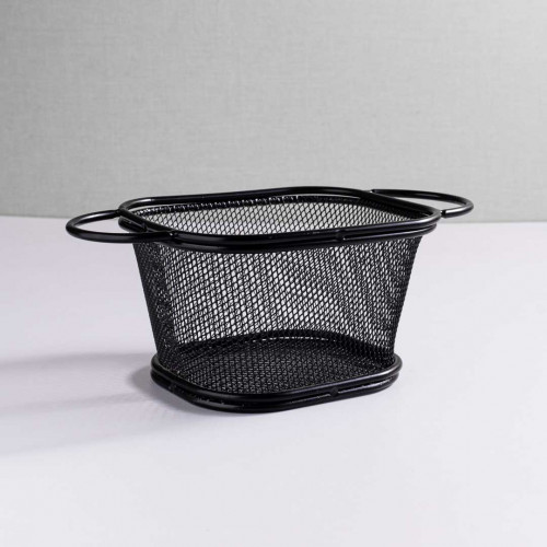 Chips Baskets Grey Metallic 13cm x 11cm