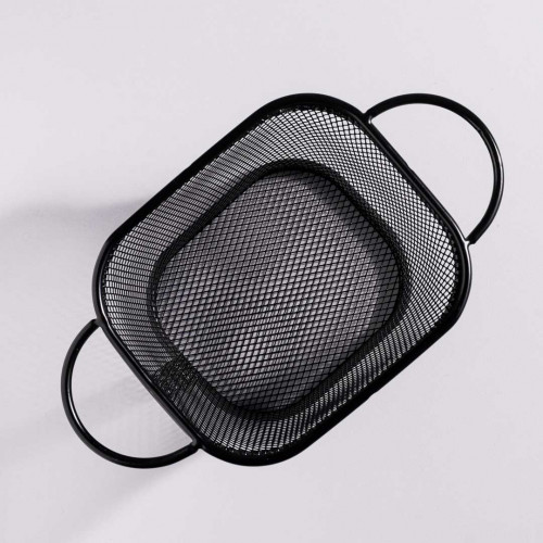 Chips Baskets Grey Metallic 13cm x 11cm 2