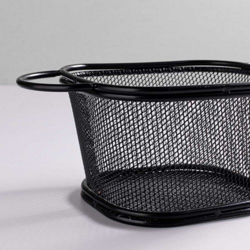 Chips Baskets Grey Metallic 13cm x 11cm 3
