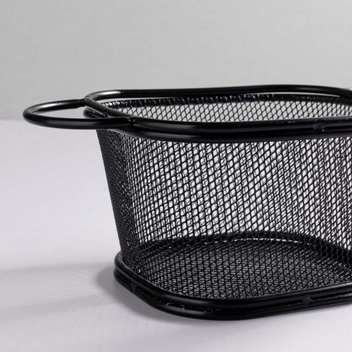 Chips Baskets Grey Metallic 13cm x 11cm 3