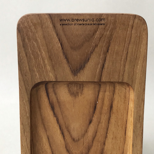 Jati Wooden Coaster Rectangular 12x25cm 4