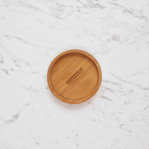 Jati Wooden Coaster Round 10cm