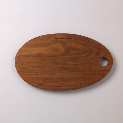Jati Wooden Oval Serving Board 30 x 17.5cm