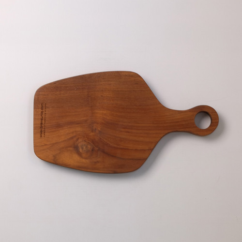Jati Wooden Serving Board W Handle 30 x 16.5cm