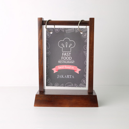 Wooden Table Tent