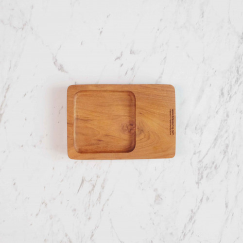 Jati Wooden Coaster Rectangular 12x16cm
