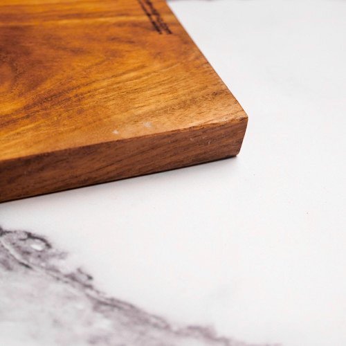 Teak Wooden Large Serving Board Rectangular 27.6 x 17cm 3