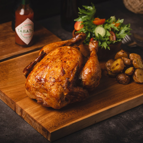 Teak Wooden Rectangular Serving Board 28.7 x 23.5cm 4