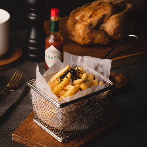 Teak Wooden Serving Board W Handle 30 x 16.5cm 4