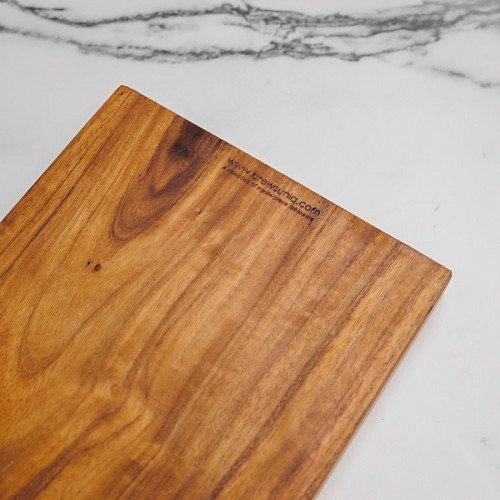 Teak Wooden Serving Board W Handle 40.5 x 16.2cm 3