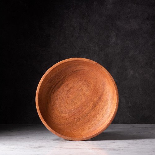 Mahogany Wooden Salad Plate 20cm 2