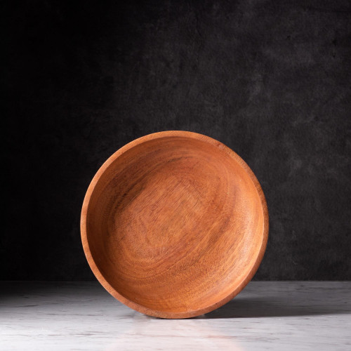Mahogany Wooden Salad Plate 20cm 2
