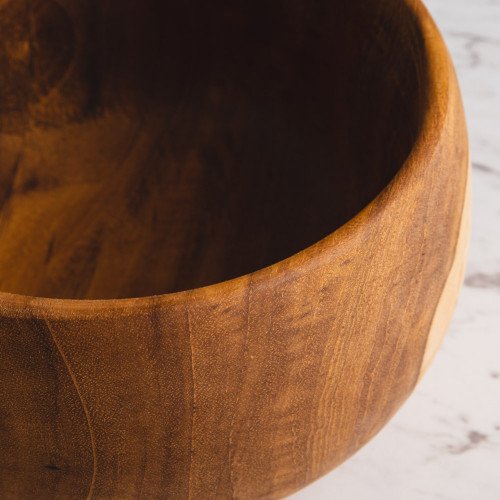 Teak Wooden Salad Bowl 14cm 2