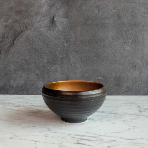 Dark Brown Rice Bowl 5"
